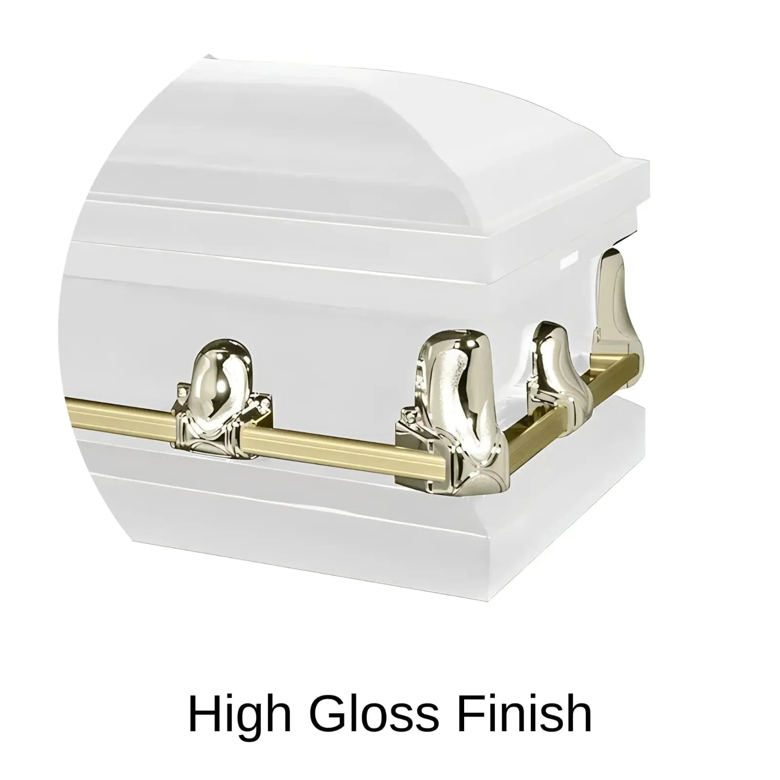 High Gloss Finish Of Titan Orion Series Casket