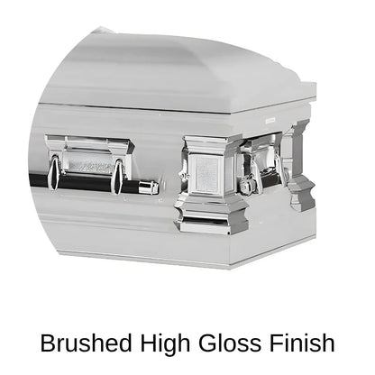 Brushed High Gloss Finish Of Titan Era Series Casket 