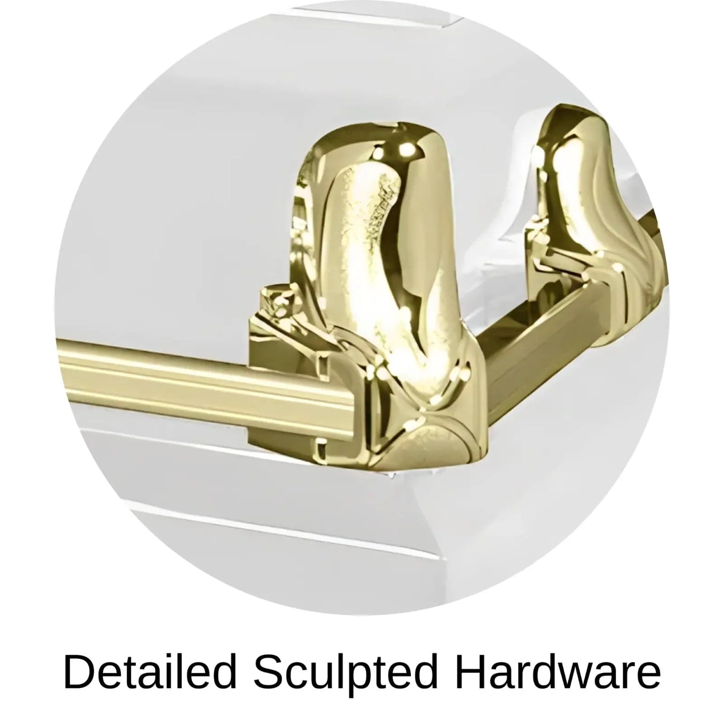 Detailed Sculpted Hardware Of Titan Orion Series Casket