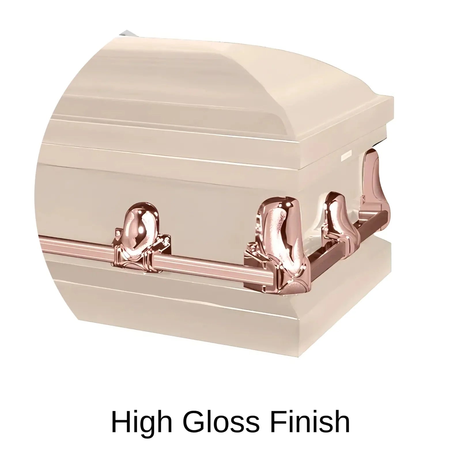 High Gloss Finish Of Titan Orion Series Casket