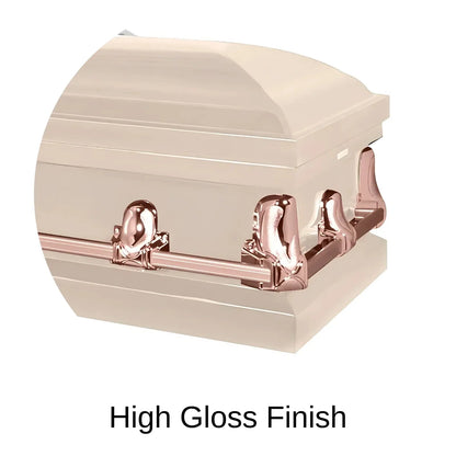High Gloss Finish Of Titan Orion Series Casket