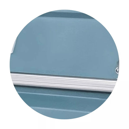 Andover Series | Light Blue Steel Casket with Light Blue Interior