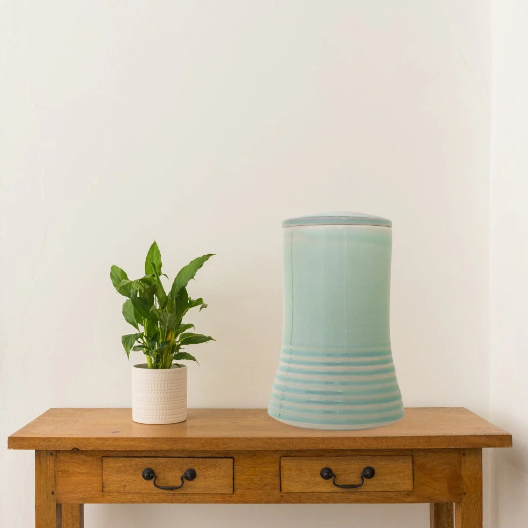 Solstice X Culp Pottery | Para Celadon Adult Urn