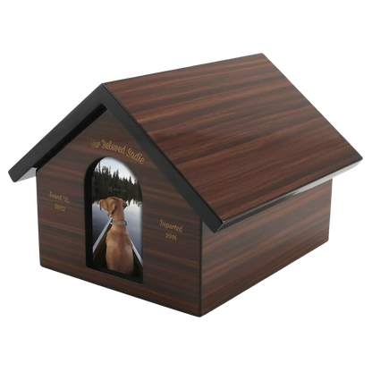 Pet House Brown Pet Urn