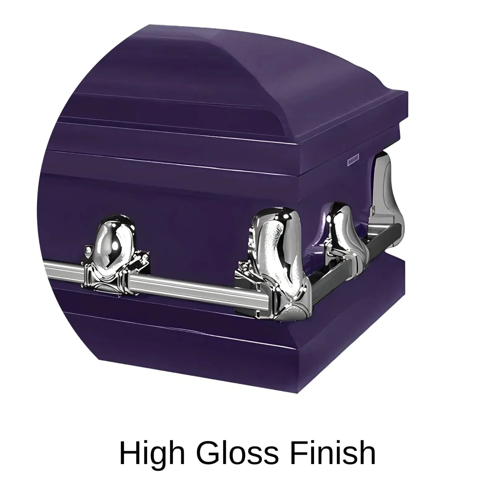High Gloss Finish Of Titan Orion Series Casket
