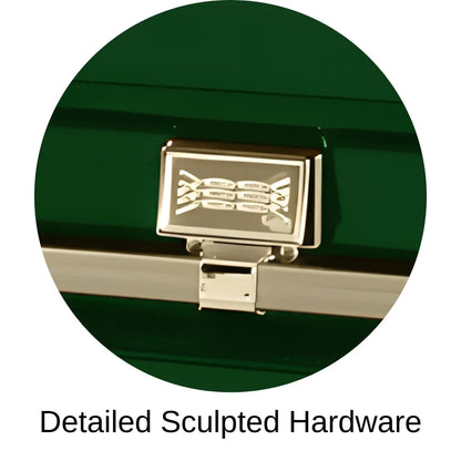 Detailed Sculpted Hardware Of Titan Atlas XL Series Casket 