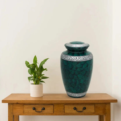 Cremation Urn - Green
