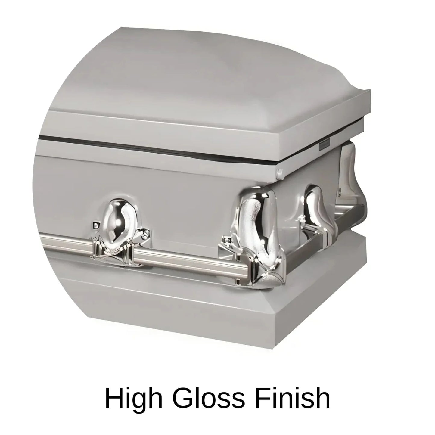 High Gloss Finish Of Titan Orion Series Casket