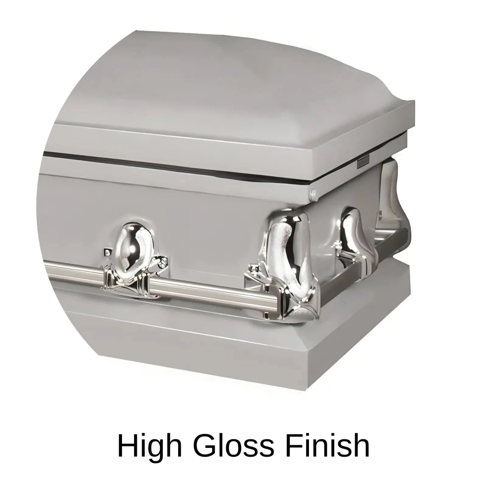 High Gloss Finish Of Titan Orion Series Casket