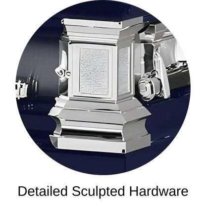 Sculpted hardware of Titan Casket Era Series Casket