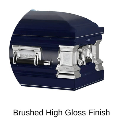 Brushed High Gloss Finish of Titan Casket Era Series Casket