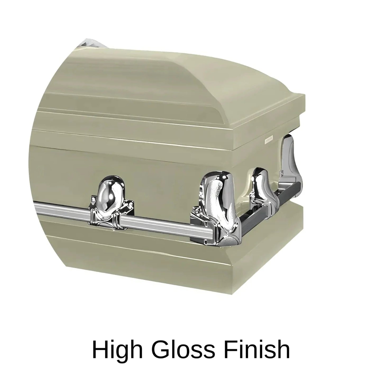 High Gloss Finish Of Titan Orion Series Casket