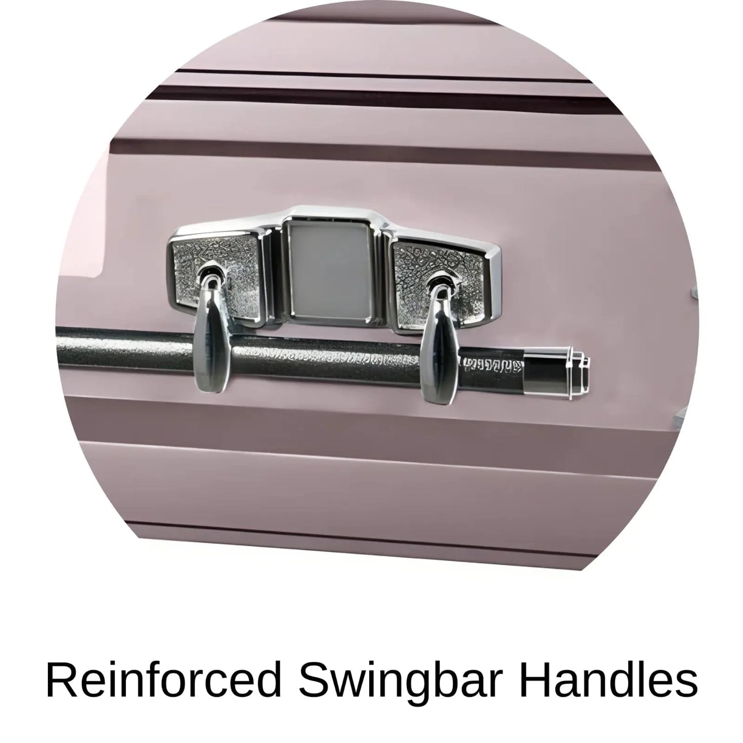 Reinforced Stationary Handles Of Titan Atlas XL Series Casket 