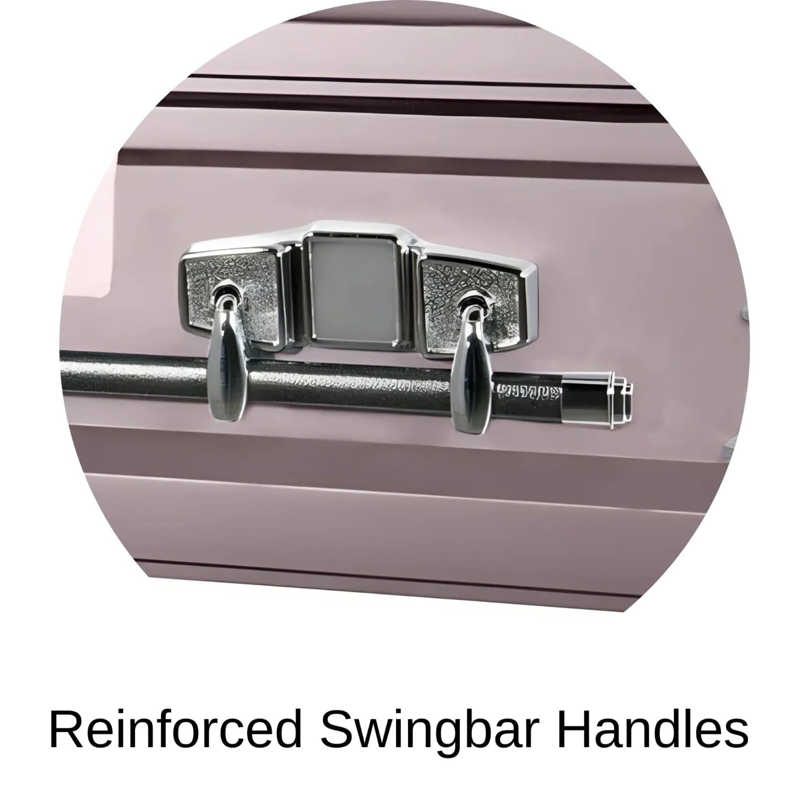 Reinforced Stationary Handles Of Titan Atlas XL Series Casket 
