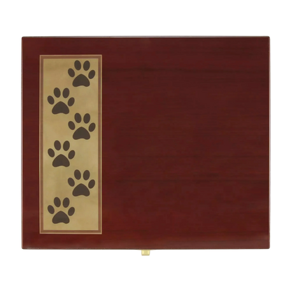 Paw Print Memory Chest