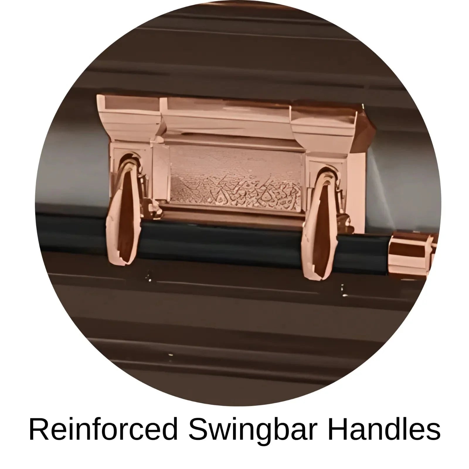 Reinforced Swingbar handles of Titan Casket Era Series Casket