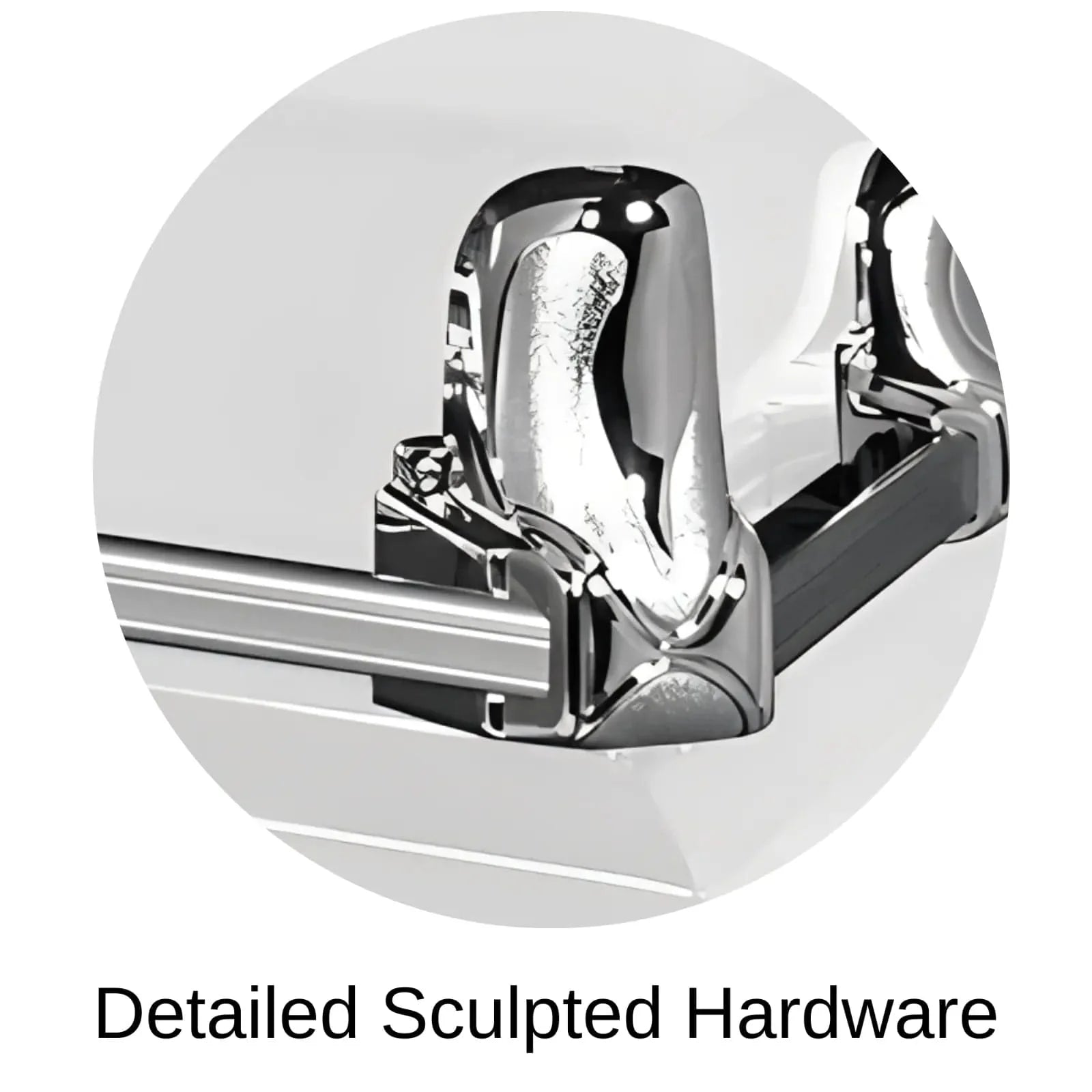 Detailed Sculpted Hardware Of Titan Orion Series Casket