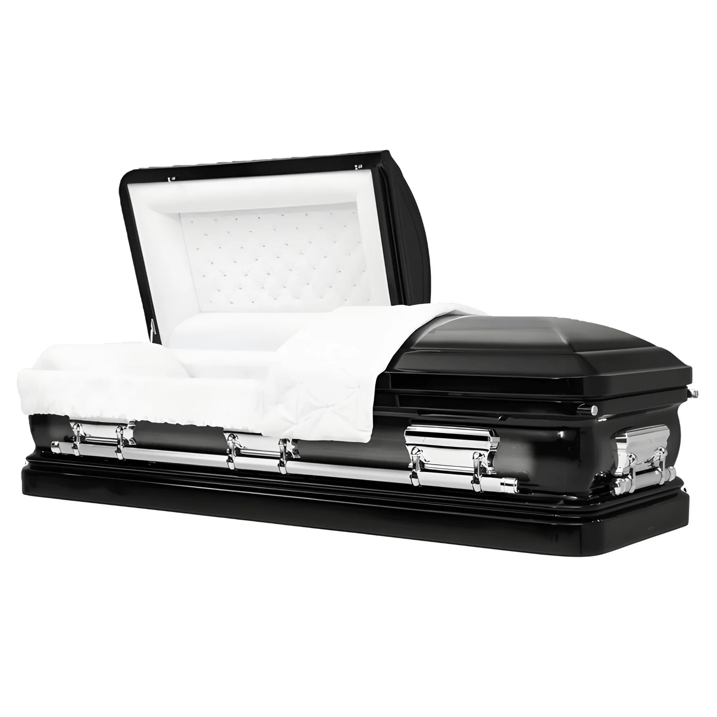Adams Series | Black Steel Casket