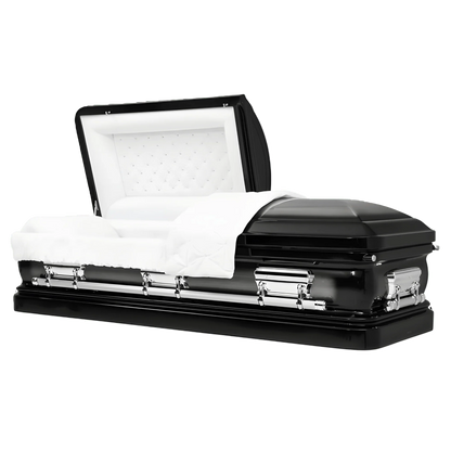 Adams Series | Black Steel Casket