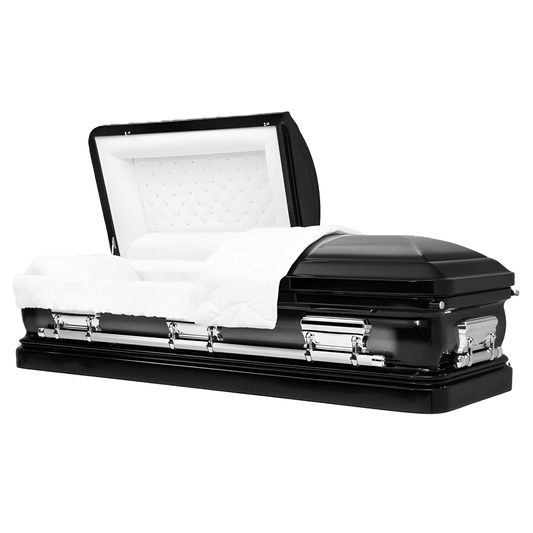 Adams Series | Black Steel Casket