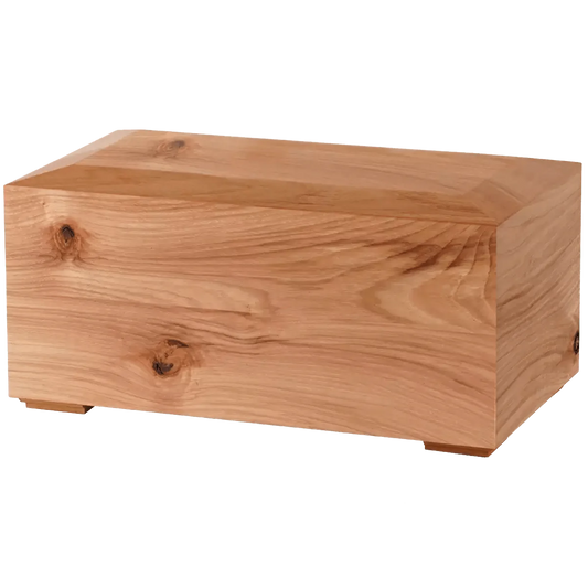 Melrose Hickory Wood Large Adult Urn