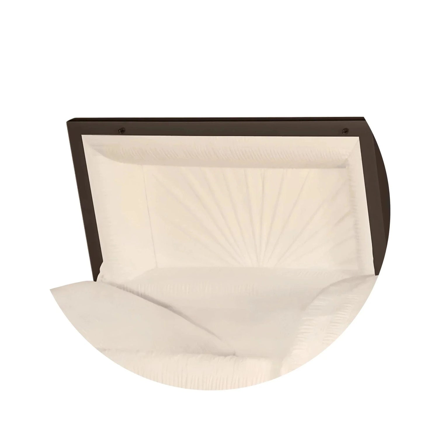 Everest Extra Long 7'2" | Bronze Steel Oversize Casket with Rosetan Interior | 28", 33"