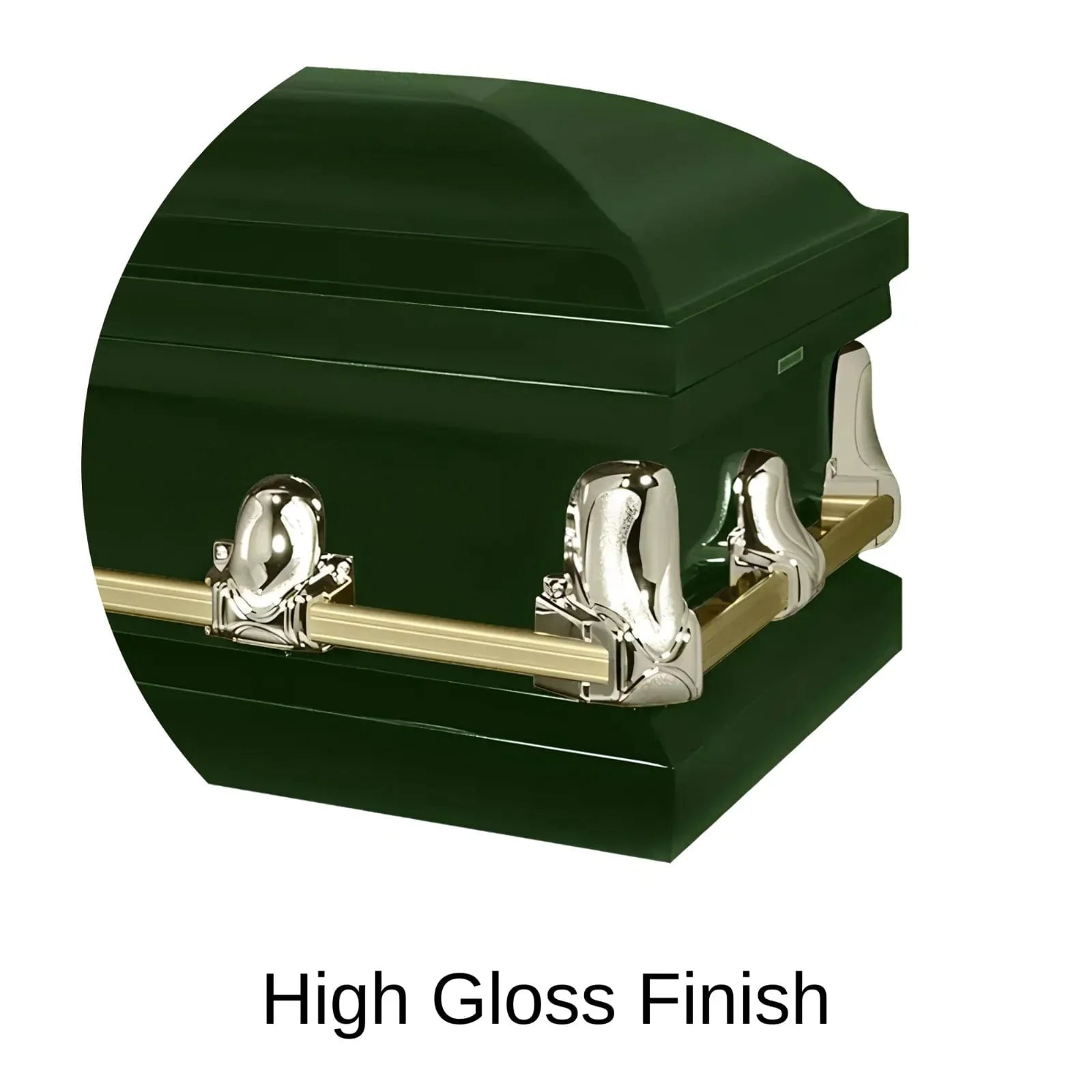 High Gloss Finish Of Titan Orion Series Casket