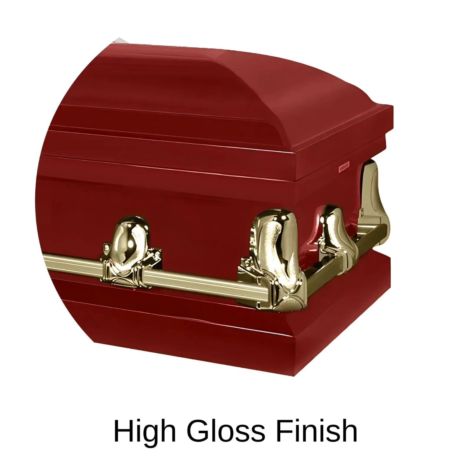 High Gloss Finish Of Titan Orion Series Casket