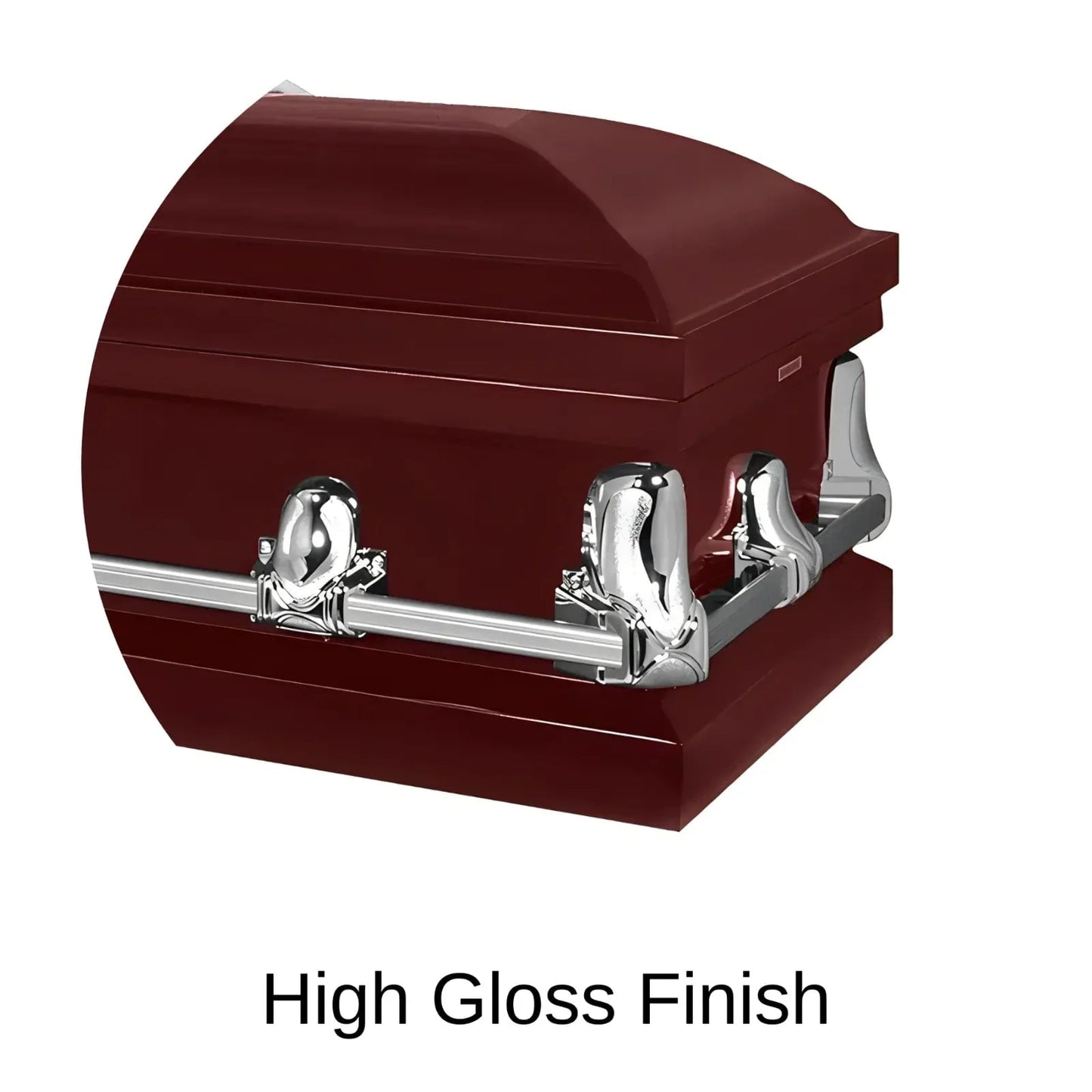 High Gloss Finish Of Titan Orion Series Casket