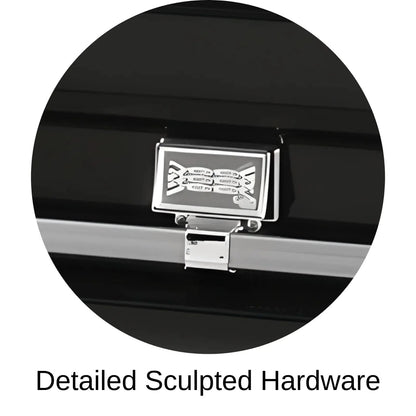Detailed Sculpted Hardware Of Titan Atlas XL Series Casket 