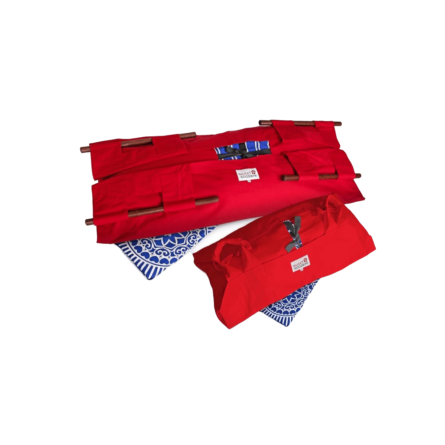 Sweet Goodbye Classic COCOON® | Red with Blue
