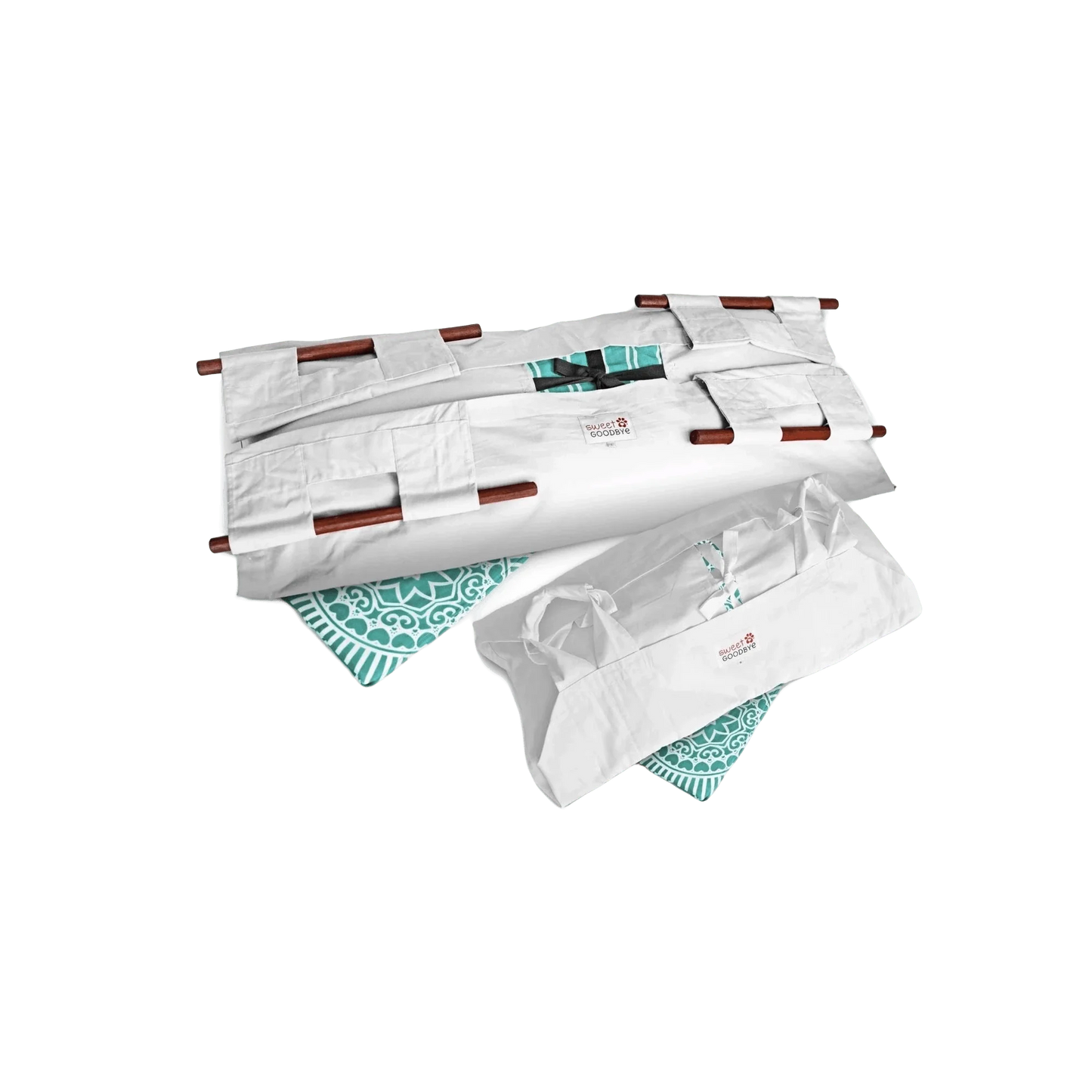 Sweet Goodbye Classic COCOON® | White with Aqua