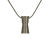Hour Glass Pewter Pendant