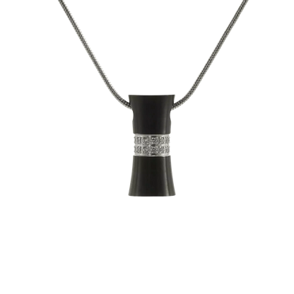 Hour Glass Onyx Pendant