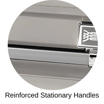 Reinforced Stationary Handles Of Titan Atlas XL Series Casket 