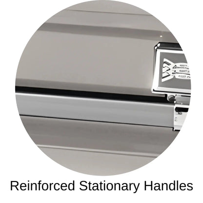 Reinforced Stationary Handles Of Titan Atlas XL Series Casket 