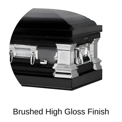 Brushed High Gloss Finish of Titan Casket Era Series Casket