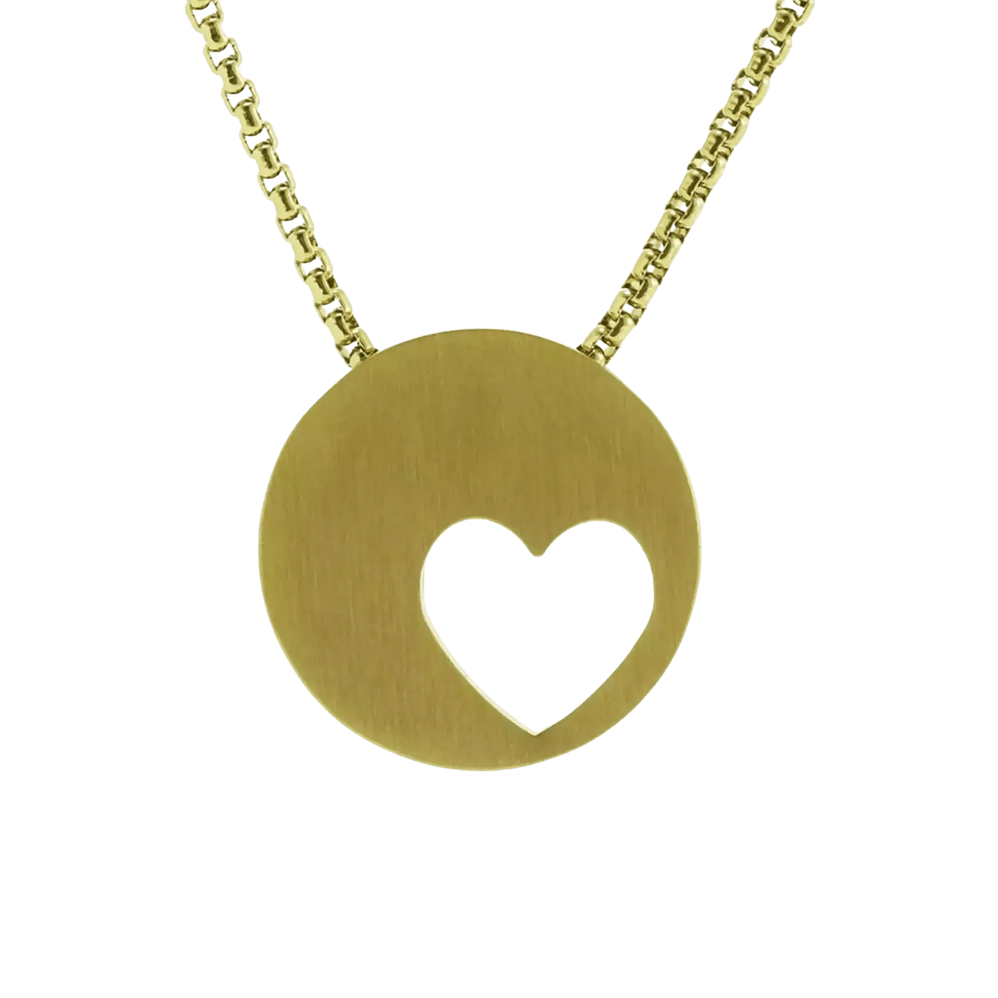 Bronze Eternity Heart Pendant