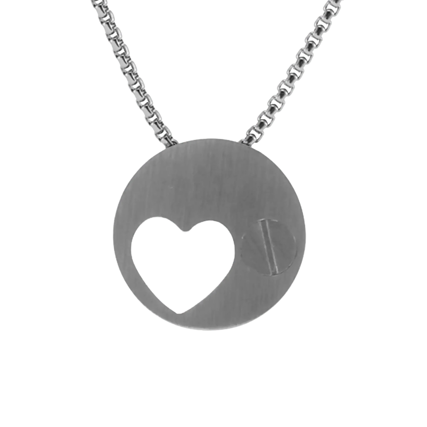 Pewter Eternity Heart Pendant