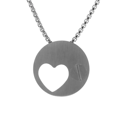 Pewter Eternity Heart Pendant
