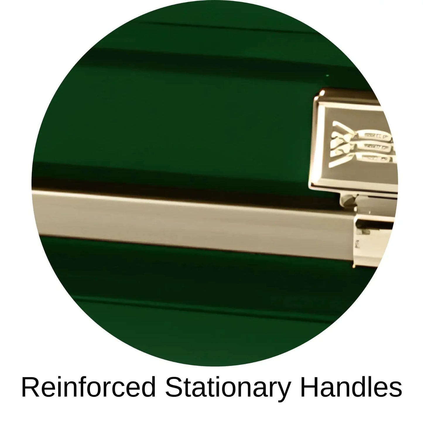 Reinforced Stationary Handles Of Titan Atlas XL Series Casket 