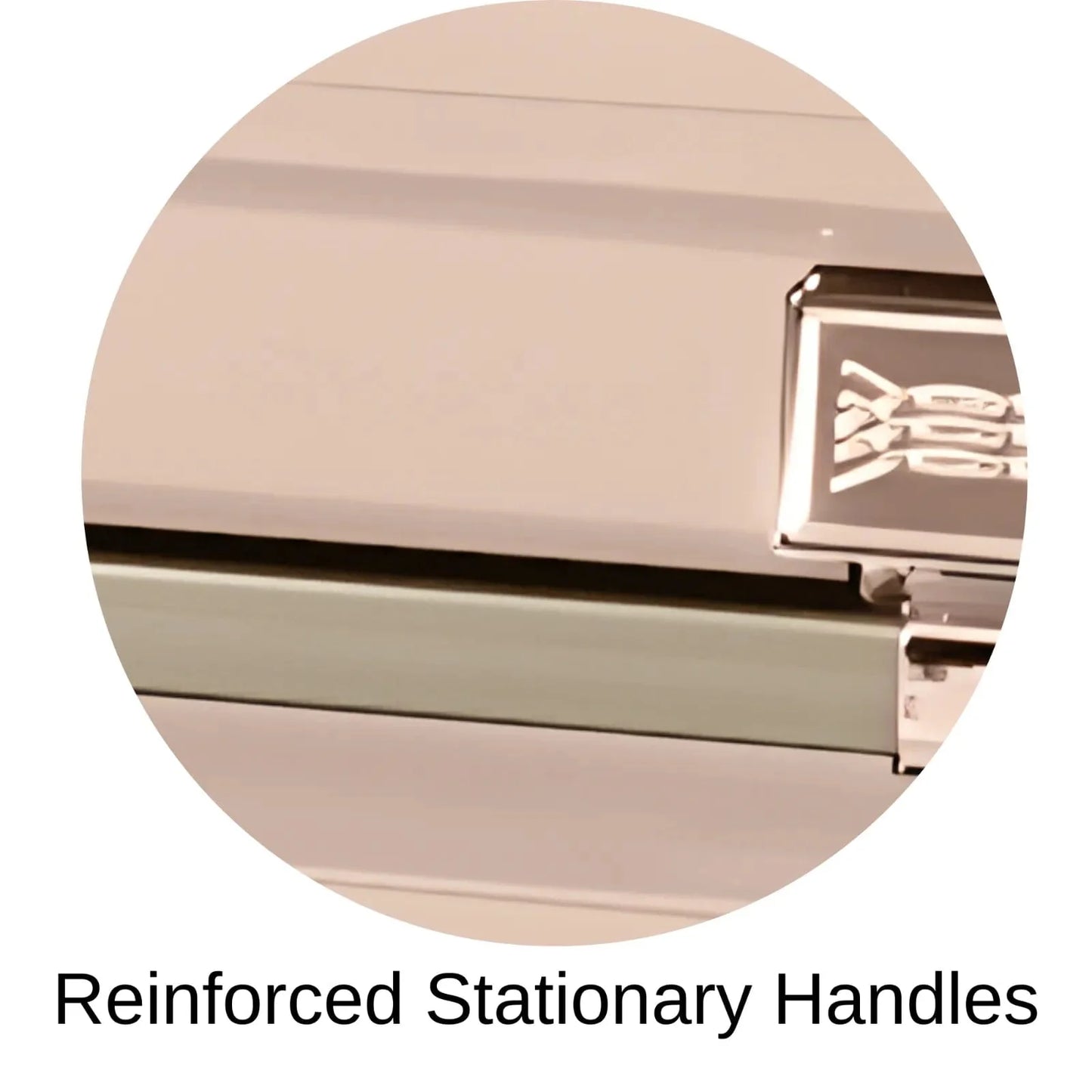 Reinforced Stationary Handles Of Titan Atlas XL Series Casket 