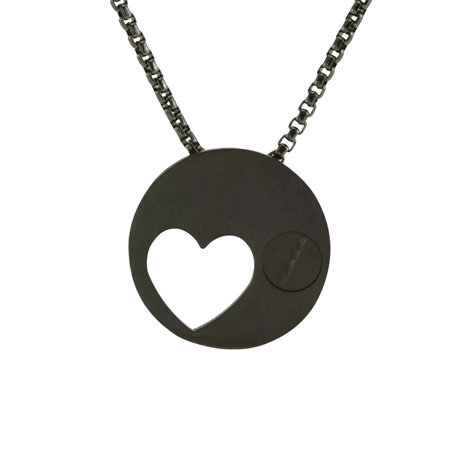 Slate Eternity Heart Pendant