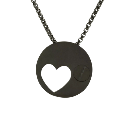 Slate Eternity Heart Pendant