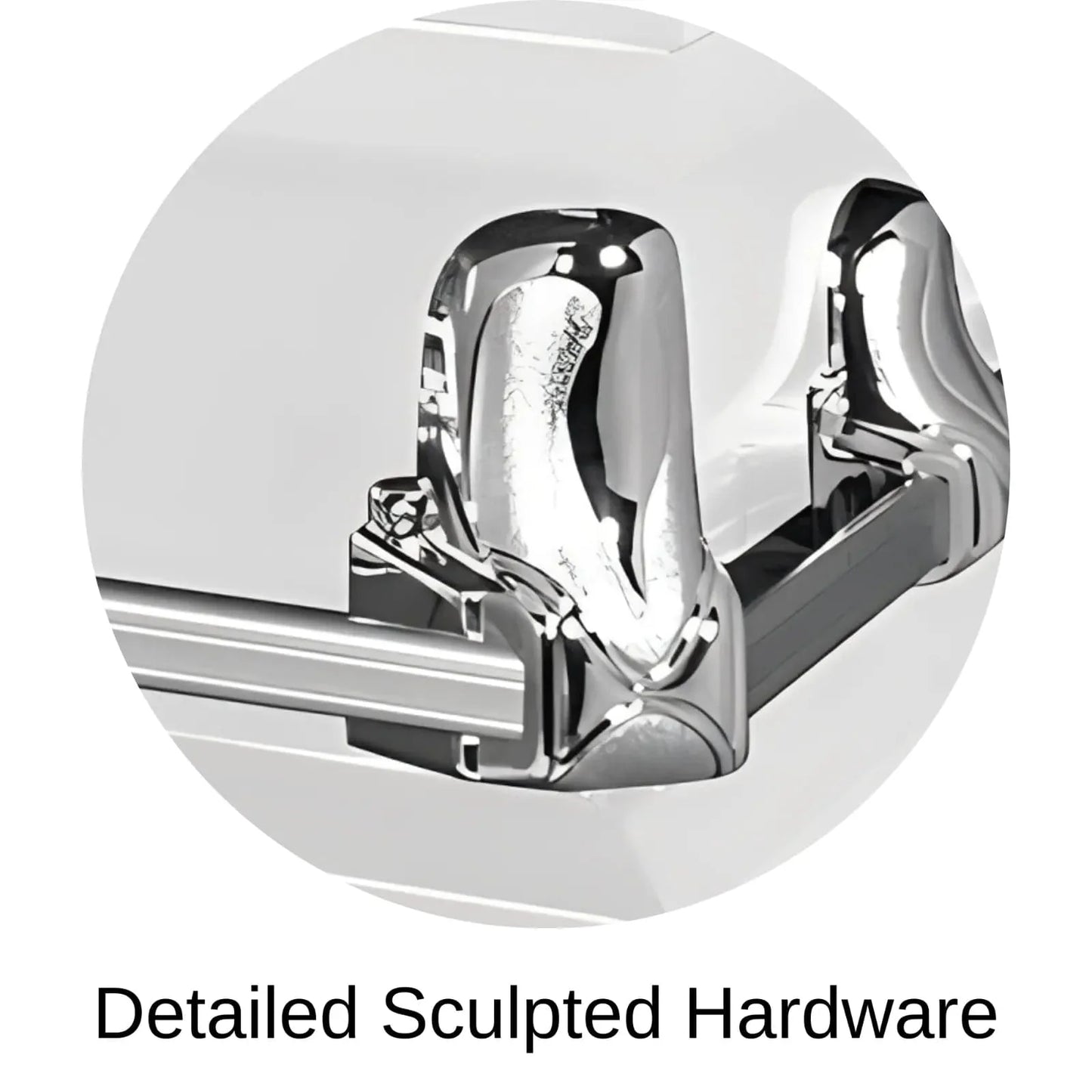 Detailed Sculpted Hardware Of Titan Orion Series Casket