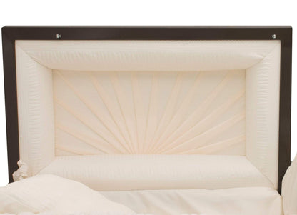Orion Series | Bronze Steel Casket with Rosetan Interior - Titan Casket