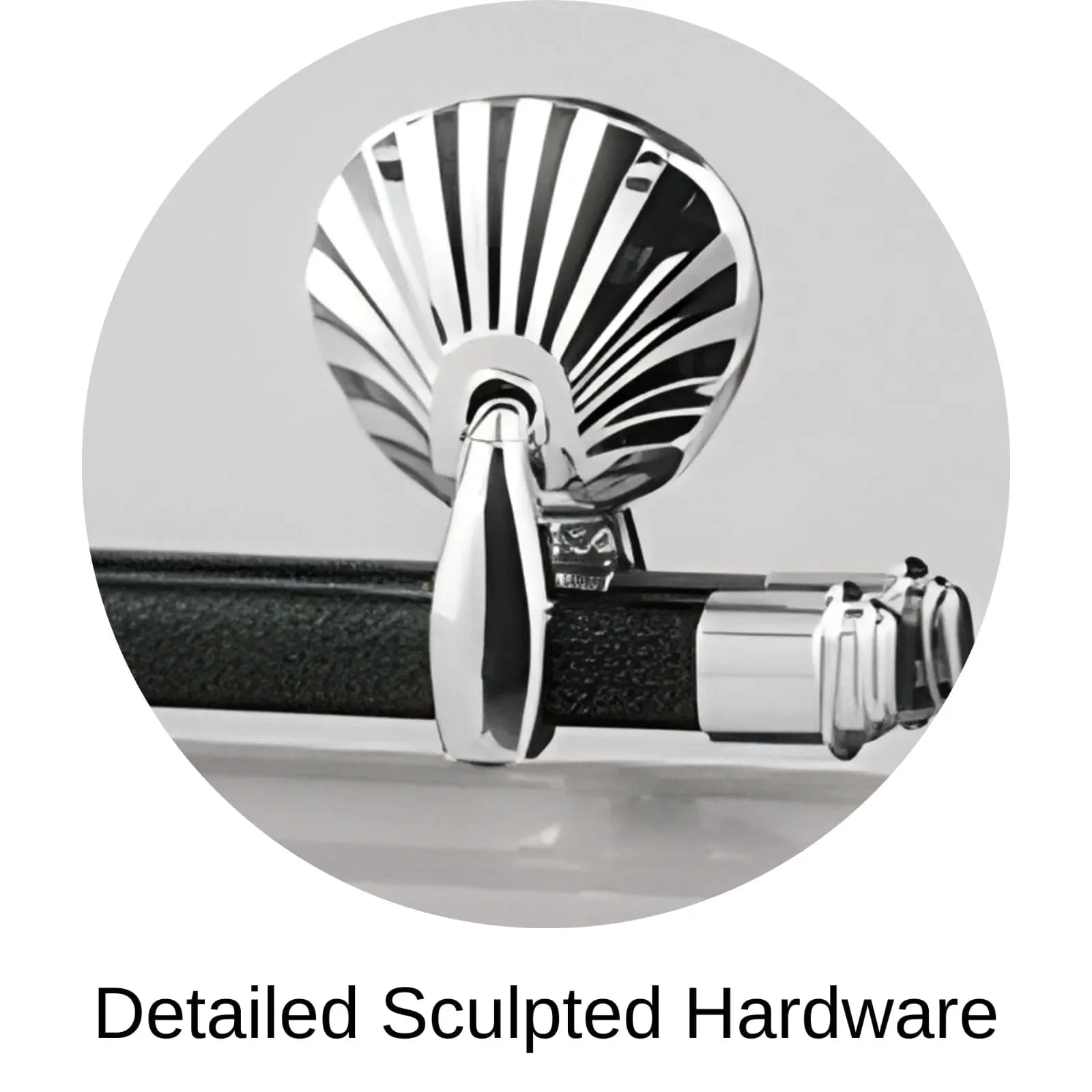 Detailed Sculpted Hardware Of Titan Reflection Series Casket 