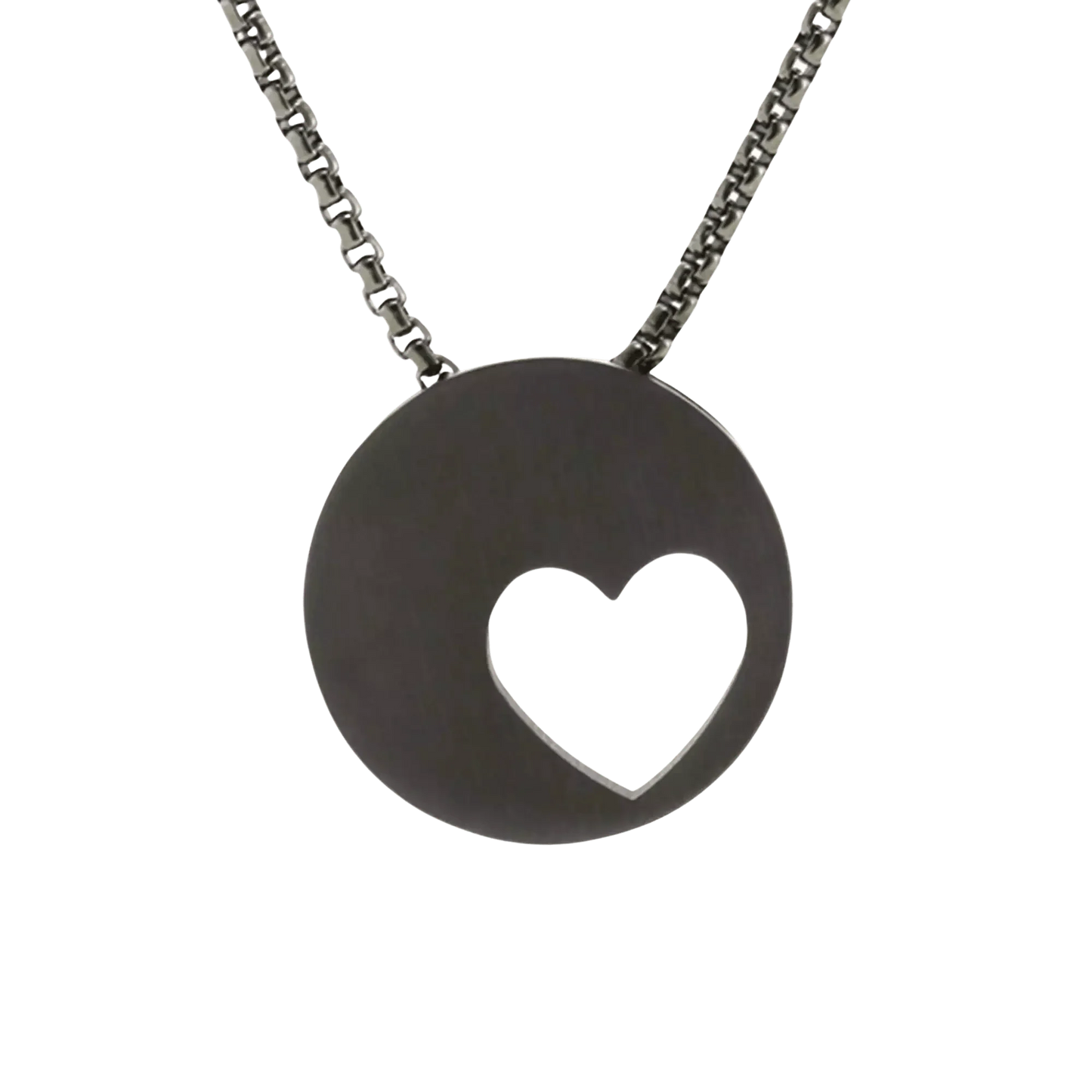 Slate Eternity Heart Pendant