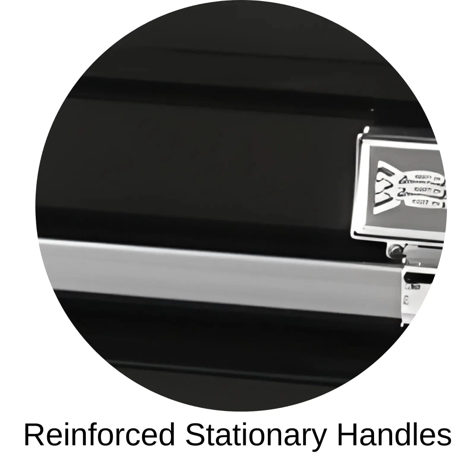 Reinforced Stationary Handles Of Titan Atlas XL Series Casket 