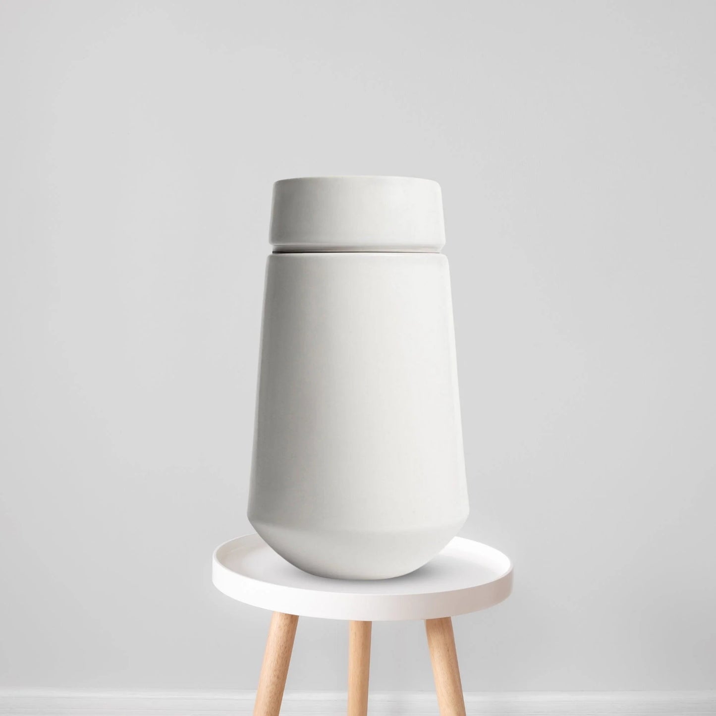 Aegis Ceramic Urn | Soft White Adult Urn